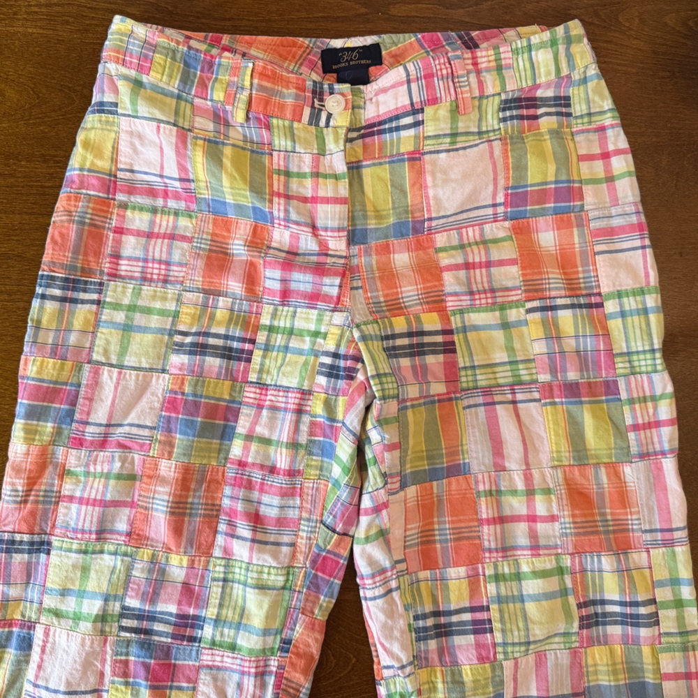 Brooks Brothers patchwork cotton pants